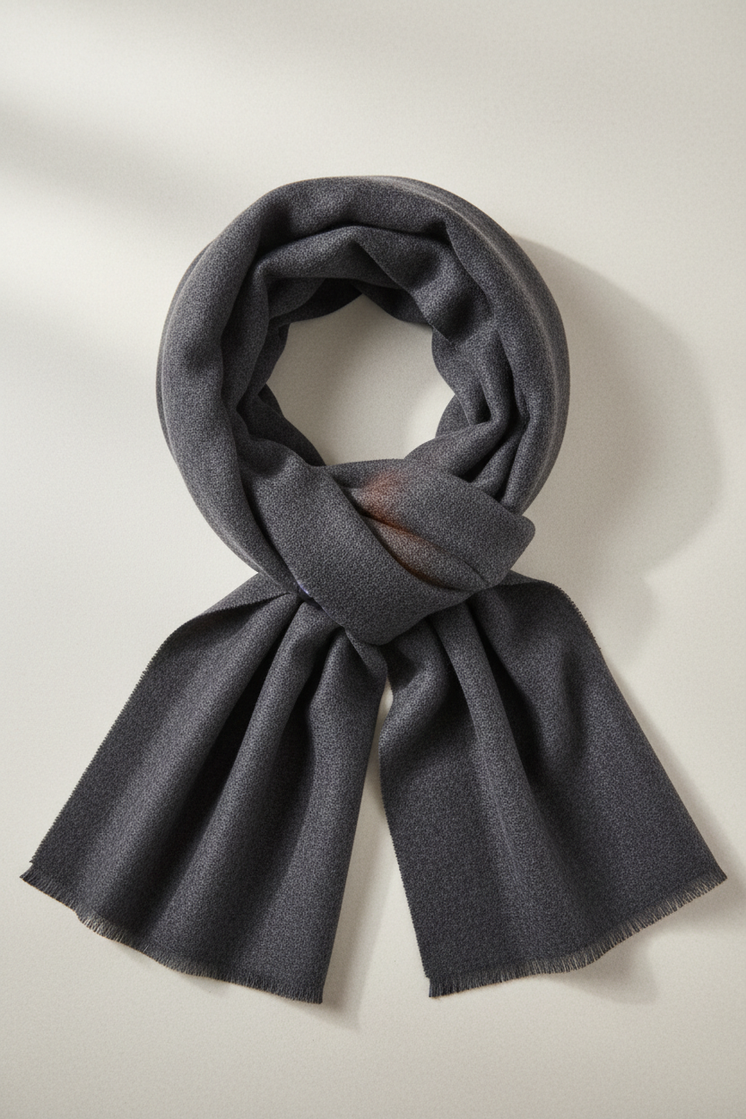 Classic Wool Scarf - Warm winter essential