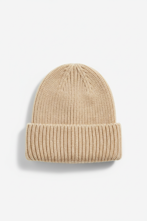 Cuffed Winter Beanie - Classic fold-up cuff style